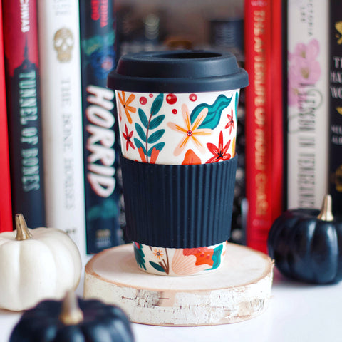 Fluttering From the Autumn Tree Travel Mug